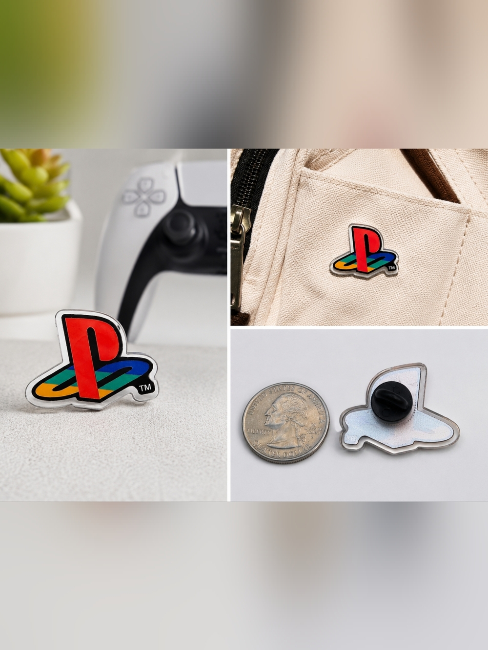 PlayStation Logo Pin EVO Event Exclusive Gaming Collectible New